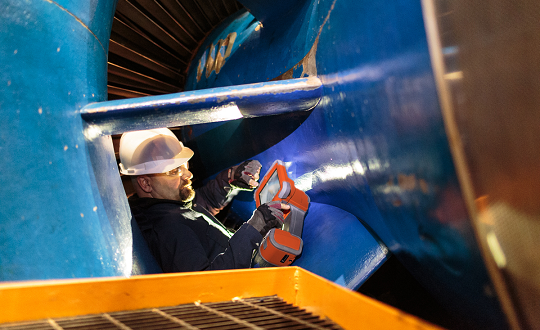 使用進口工業內窺鏡進行特種設備檢測