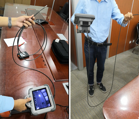 正確展開(kāi)探頭線以保證正常導(dǎo)向 正確展開(kāi)探頭線以保證正常導(dǎo)向