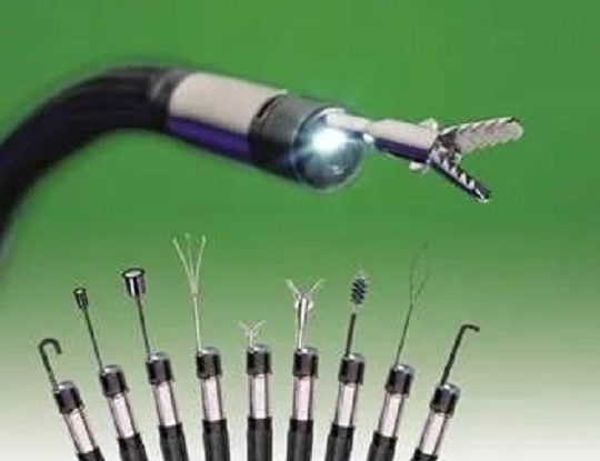 特殊定制型——內(nèi)置機(jī)械手通道的探頭 特殊定制型——內(nèi)置機(jī)械手通道的探頭