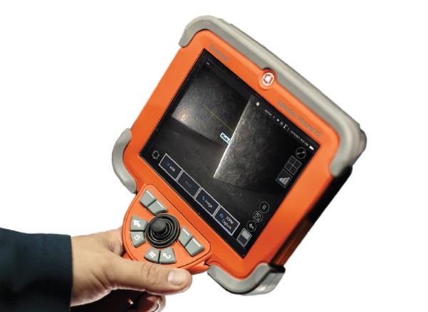 通過操作面板操控工業內窺鏡