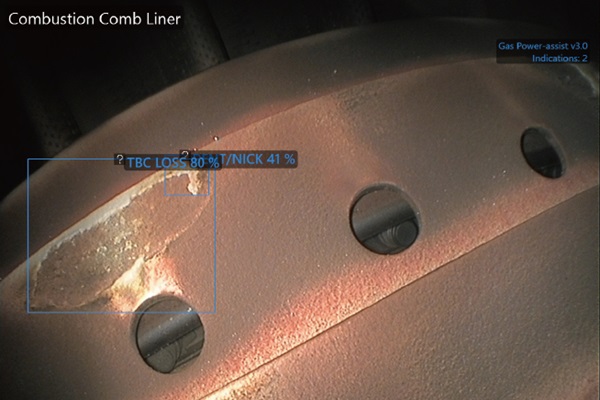 韋林AI工業內窺鏡可顯示缺陷種類和置信度