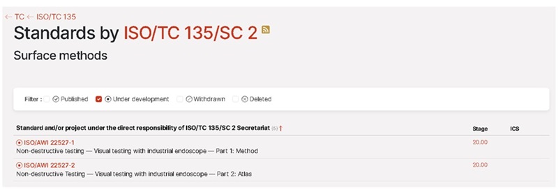 我國首次提出的工業(yè)窺鏡視覺檢測系列國際標(biāo)準(zhǔn)成功立項(xiàng) 我國首次提出的工業(yè)窺鏡視覺檢測系列國際標(biāo)準(zhǔn)成功立項(xiàng)